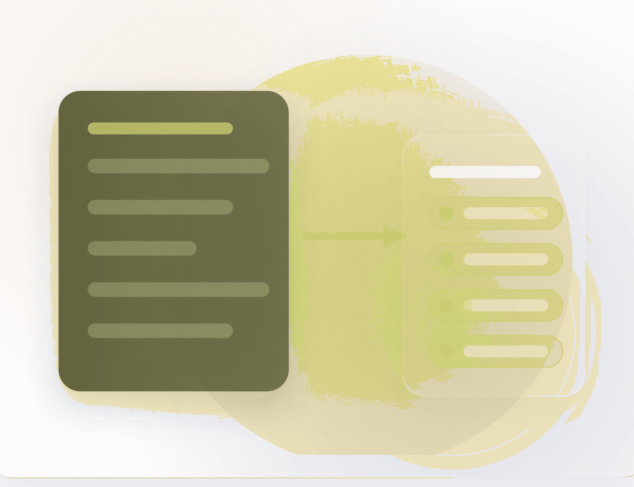 Inbox to next steps visualization